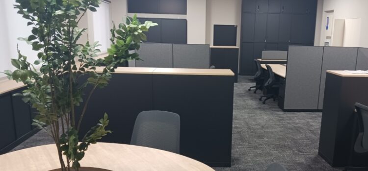納入事例　レイアウト設計・什器導入をしました