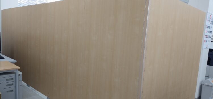 パーテーションの設置はお任せください。