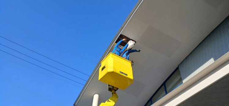 天井張り替え補修をしました。